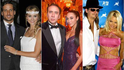 Feliciano López, Alba Carrillo, Nicolas Cage, Erika Koike,Kid Rock y Pamela Anderson.
