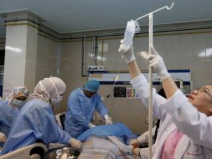 Operación de cáncer en Misurata (Libia).