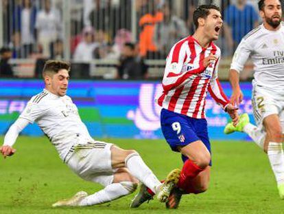 El entrenador blanco defiende la entrada por detrás a Morata por parte del jugador uruguayo, nombrado mejor futbolista de la final