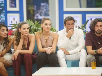 Los concursantes de &#039;Gran Hermano&#039; en la gala del pasado jueves.