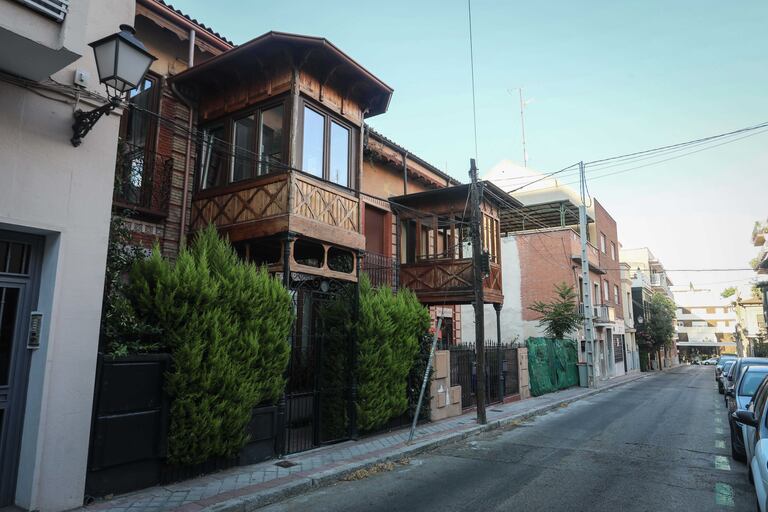 Una de las calles de la histórica Colonia Modernista, en el barrio de Guindalera.