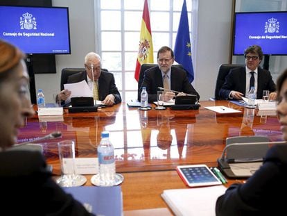 El presidente del Gobierno, Mariano Rajoy, este jueves.
