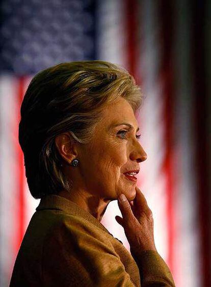 Hillary Clinton, durante un mitin ayer en Greenville, Carolina del Norte.
