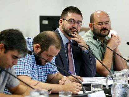 El Concejal de Hacienda del Ayuntamiento de Madrid, Carlos Sanchez Matos, comparec&iacute;a hoy en la comisi&oacute;n de econom&iacute;a del Consistorio. 