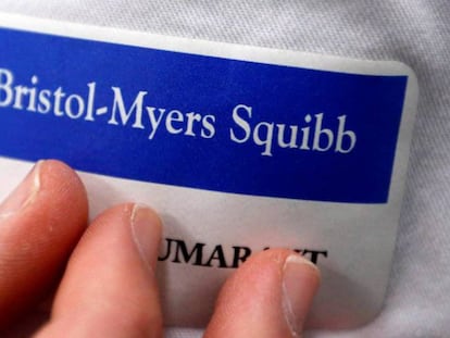 Logo de Bristol-Myers Squibb.