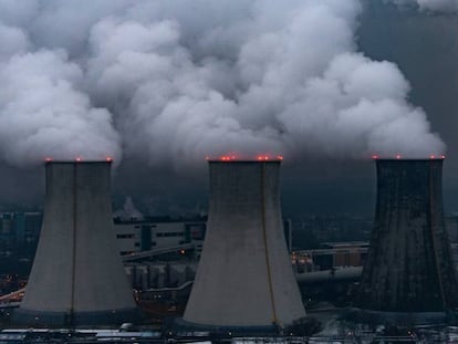 Central eléctrica de carbón de Laziska, cerca de Katowice (Polonia).