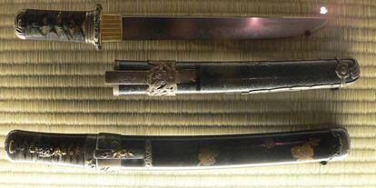 'Tanto', las dagas usadas por los samuráis para cometer 'seppuku'.