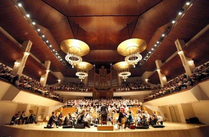 Un momento de los ensayos del coro de 500 personas en el Auditorio en una edición anterior de 'El Mesías' participativo de Haendel.
