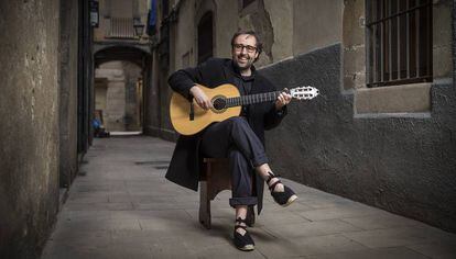 El cantautor de Solsona Roger Mas, a Barcelona.