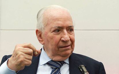 El expresidente de Colombia Belisario Betancur.