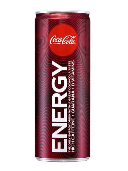 Imagen de la nueva bebida de Coca Cola, Energy.