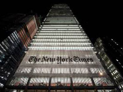 Imagen de la sede del New York Times en Nueva York (EE.UU.). EFE/Archivo