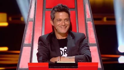 Alejandro Sanz, en 'La voz'.