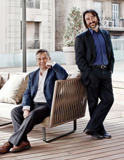 Perè Vallés y Jordi Puiggalí, los responsables de dirigir el rumbo de Scytl, 'startup' que tiene previsto entrar en el Nasdaq en 2016.