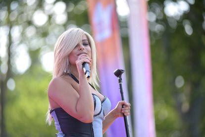 Bebe Rexha el pasado 22 de junio de 2018 en Central Park.