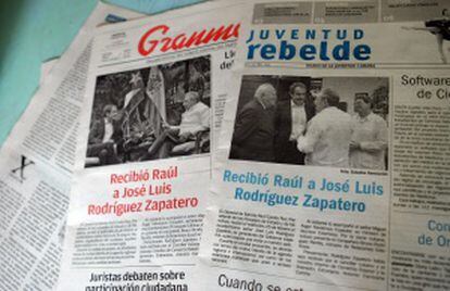 La prensa oficial cubana informó del encuentro entre los políticos.