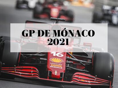 El piloto de Ferrari Charles Leclerc en el circuito de Montecarlo, durante el Gran Premio de Mónaco de Fórmula 1 2021.