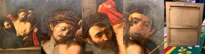 Details of the eccehomo that could be from Caravaggio.