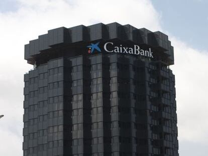 Sede de CaixaBank, en Barcelona.