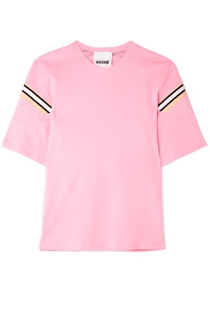 Camiseta de espíritu deportivo de una de las firmas del momento, Koché. A la venta en Net-a-Porter (115 euros).