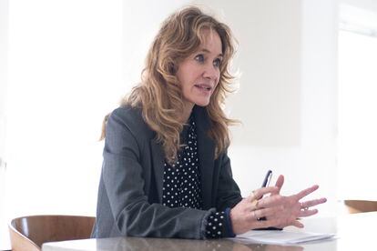 La nueva directora del Centro Andaluz de Arte Contemporáneo (CAAC), Jimena Blázquez, el 3 de noviembre de 2023 en Sevilla. 