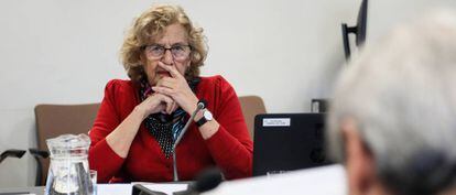 La Alcaldesa de Madrid, Manuela Carmena.