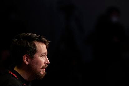 The former vice president of the Government, Pablo Iglesias, in a ceremony last November.