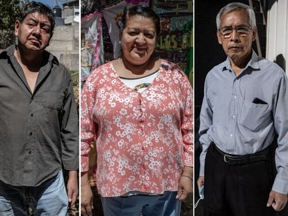 Gerardo Mora, Marina Cruz  y Amado Rodríguez viven en los alrededores del Estado Azteca en la Ciudad de México.