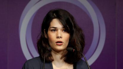 Isa Serra, portavoz de Podemos.