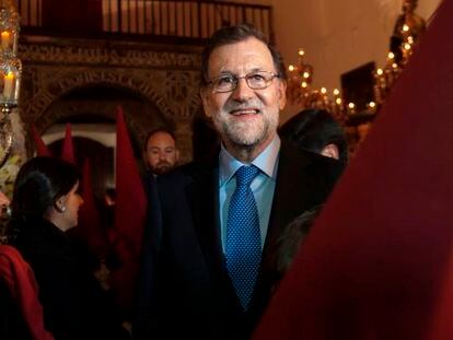 El presidente en funciones, Mariano Rajoy, este martes.