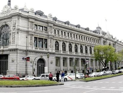 Vista de la fachada del Banco de Espa&ntilde;a. EFE/Archivo