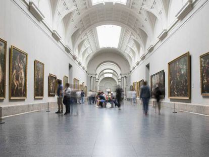 Una sala del Museo del Prado, en 2019.