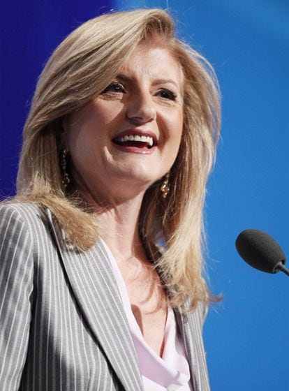 Arianna Huffington, creadora de la web 'The Huffington Post', adquirida por el conglomerado AOL.