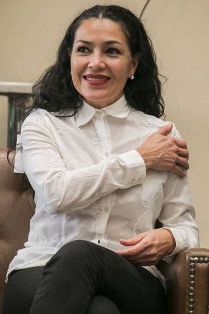 La actriz y presidenta de FIACINE Dolores Heredia.