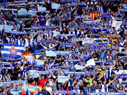 La afici&oacute;n del Espanyol, en una foto de archivo.