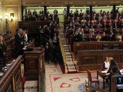 Sesión constitutiva de las Cortes, el pasado 13 de enero.