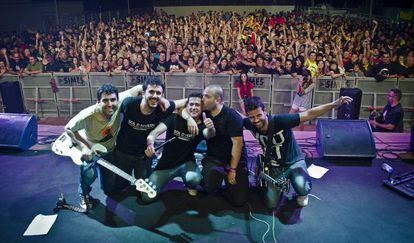 Els components de Mugroman en el festival de l'any passat.