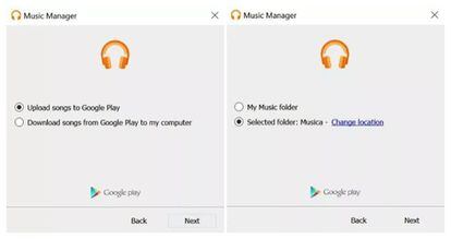 Descargar música de Google Music.