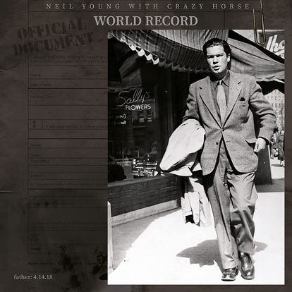 Portada del disco 'World Record', de Neil Young