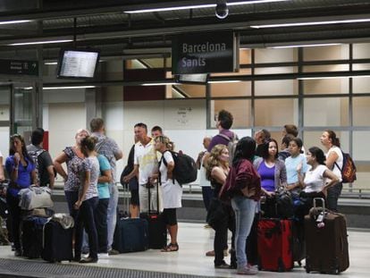 Huelga en Renfe el pasado 17 de septiembre.