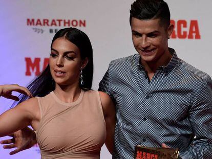 Cristiano Ronaldo y Georgina Rodriguez, el 29 de julio en Madrid.