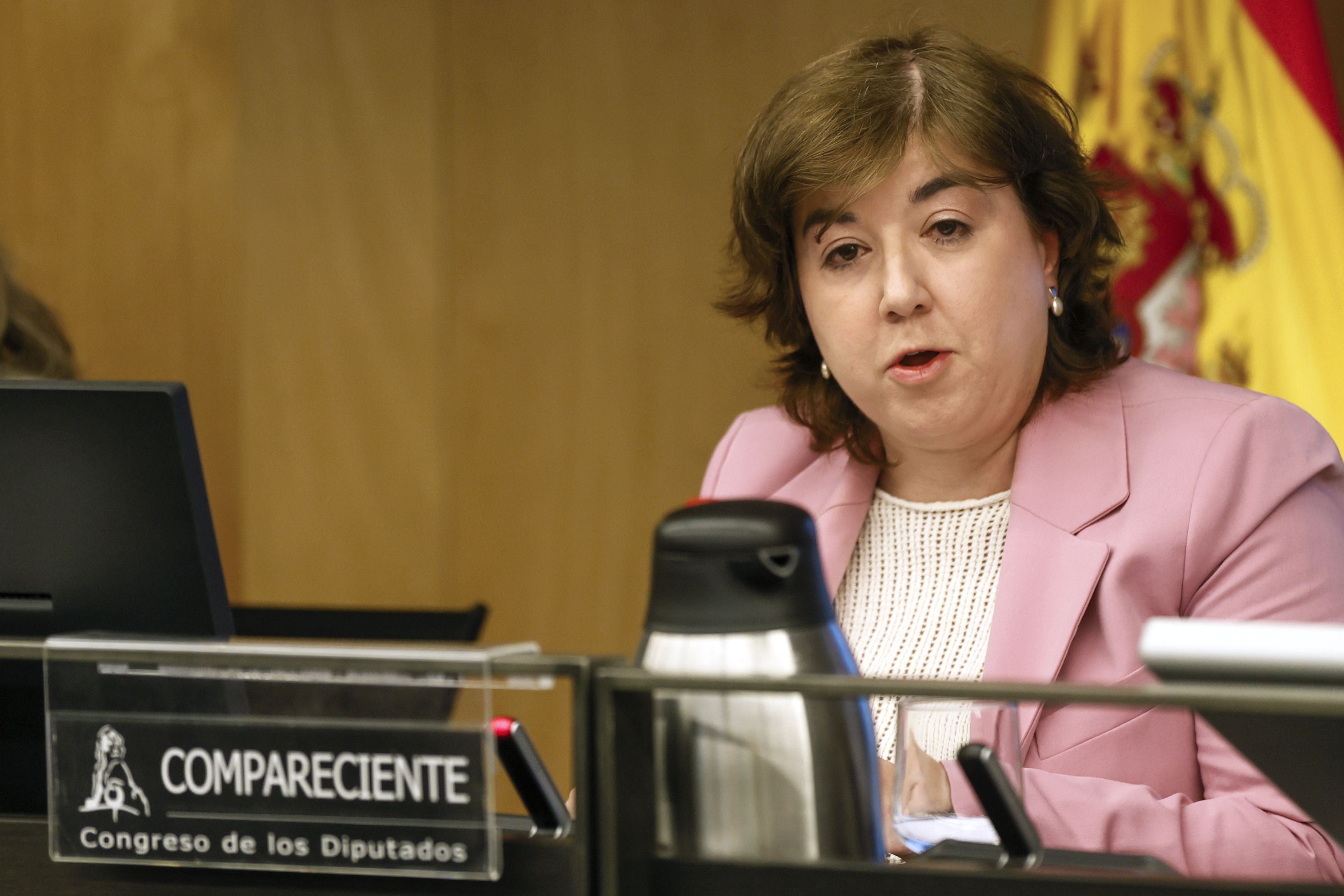 Concepción Cascajosa anuncia en el Congreso que dejó la militancia del PSOE el día que fue elegida presidenta de RTVE