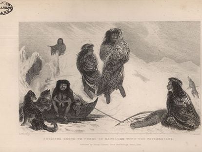 Ilustración del diario de Charles Darwin durante su viaje en el 'Beagle'.