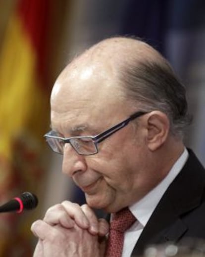 Cristobal Montoro, ministro de Hacienda en funciones.