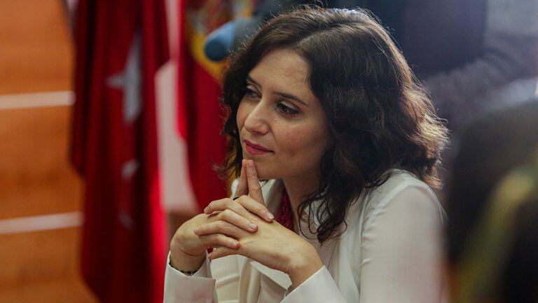 04/02/2020 La presidenta de la Comunidad de Madrid, Isabel Díaz Ayuso durante la reunión del Consejo de Gobierno de la Comunidad de Madrid, en Pozuelo de Alarcón, en Madrid (España), a 4 de febrero de 2020. POLITICA Ricardo Rubio - Europa Press