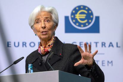 Christine Lagarde, presidenta del BCE, que estudia lanzar el euro digital a partir de 2026.