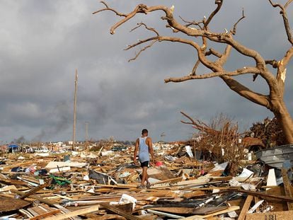 Daños causados por el huracán Dorian en la ciudad de Marsh Harbor, en la isla de Gran Ábaco.