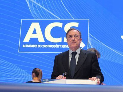 Florentino P&eacute;rez, presidente de ACS. 