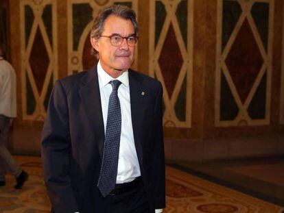 El expresidente de la Generalitat, Artur Mas, en una imagen de archivo 