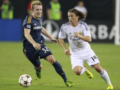 Modric, durante un partido de esta pretemporada.